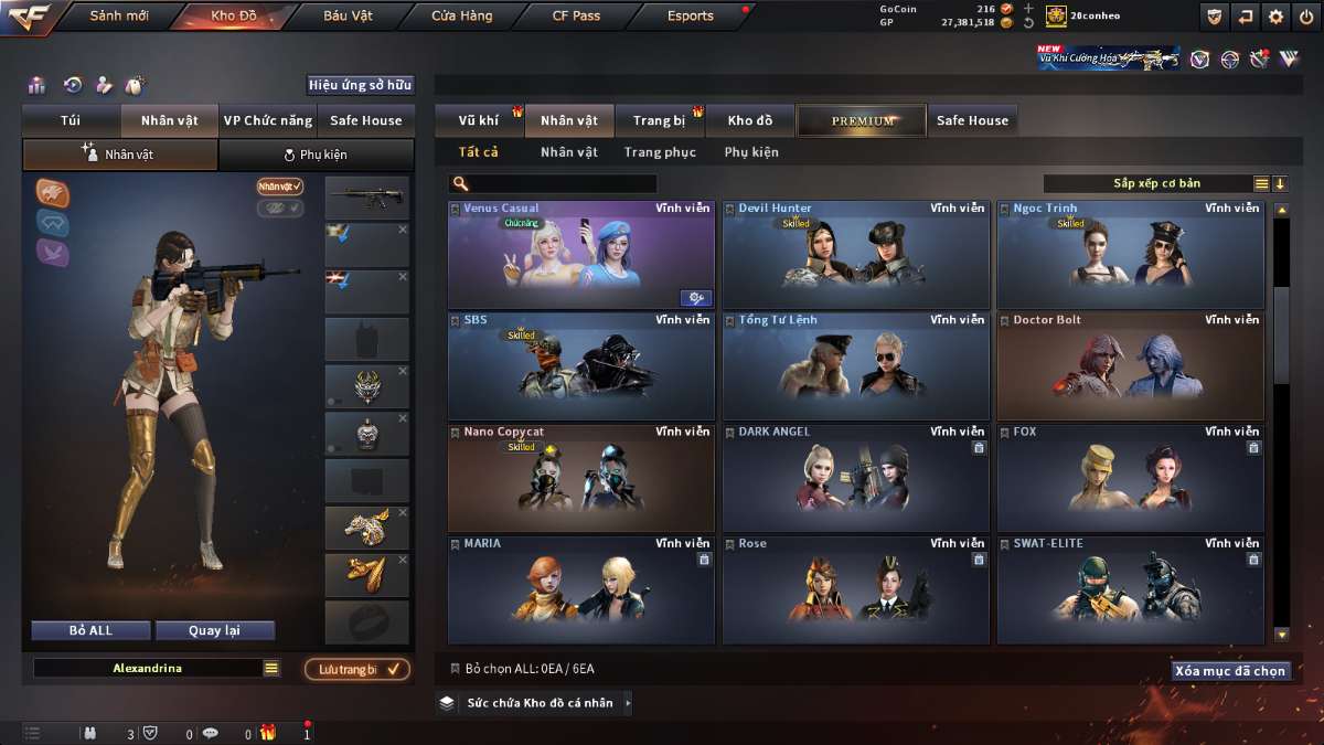 shop acc cf uy tin gia re